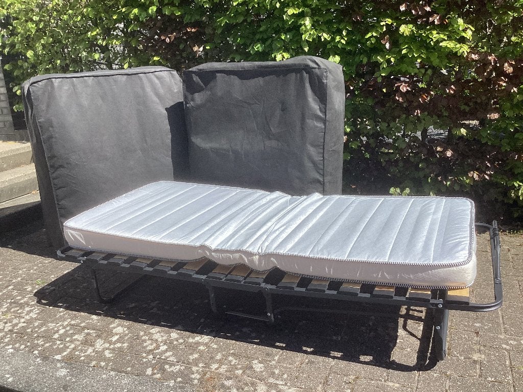Vouwbed erg weinig gebruikt, Huis en Inrichting, Ophalen, 90 cm, Eenpersoons, 190 cm of minder