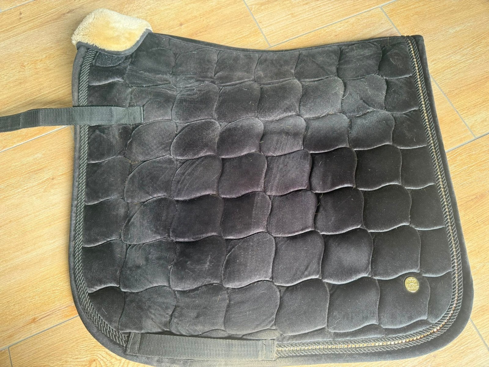 Mooi velours dressuur dekje, Ophalen, Dressuurdekje, Cob (M), Zo goed als nieuw