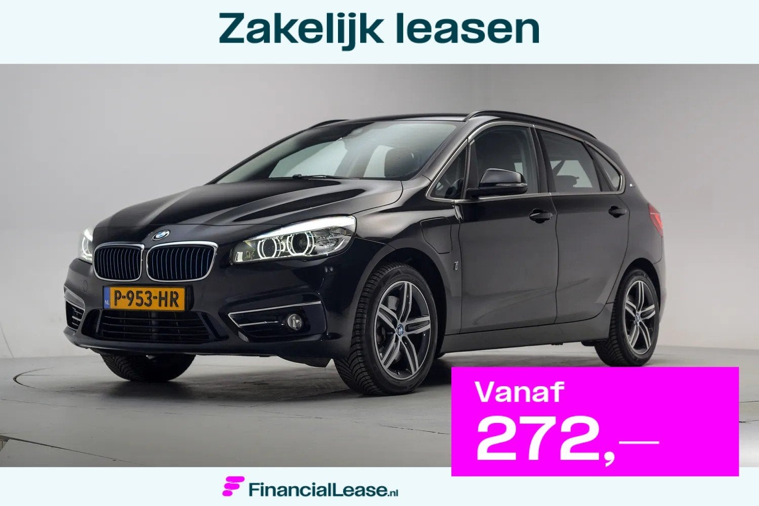BMW 2 Serie 225XE IPERFORMANCE [ AUT Stoelverwarming Parkeer, Automaat, 136 pk, Gebruikt, Zwart