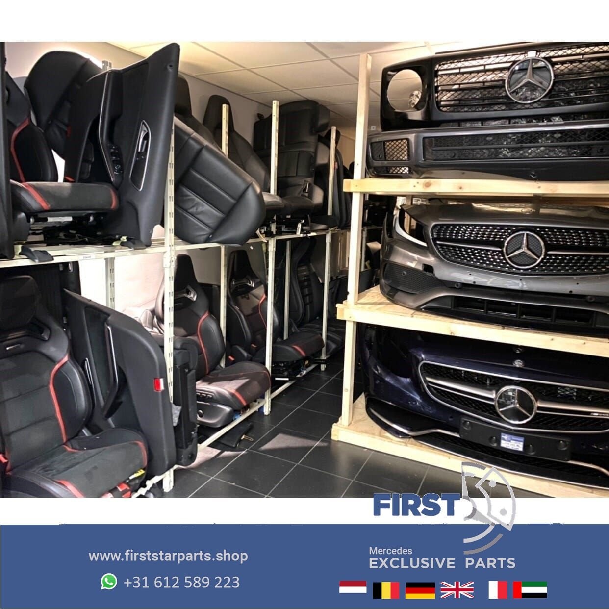 W213 AMG LINE VOORBUMPER COMPLEET + GRIL Mercedes E Klasse R, Gebruikt, -, Voor, Ophalen of Verzenden