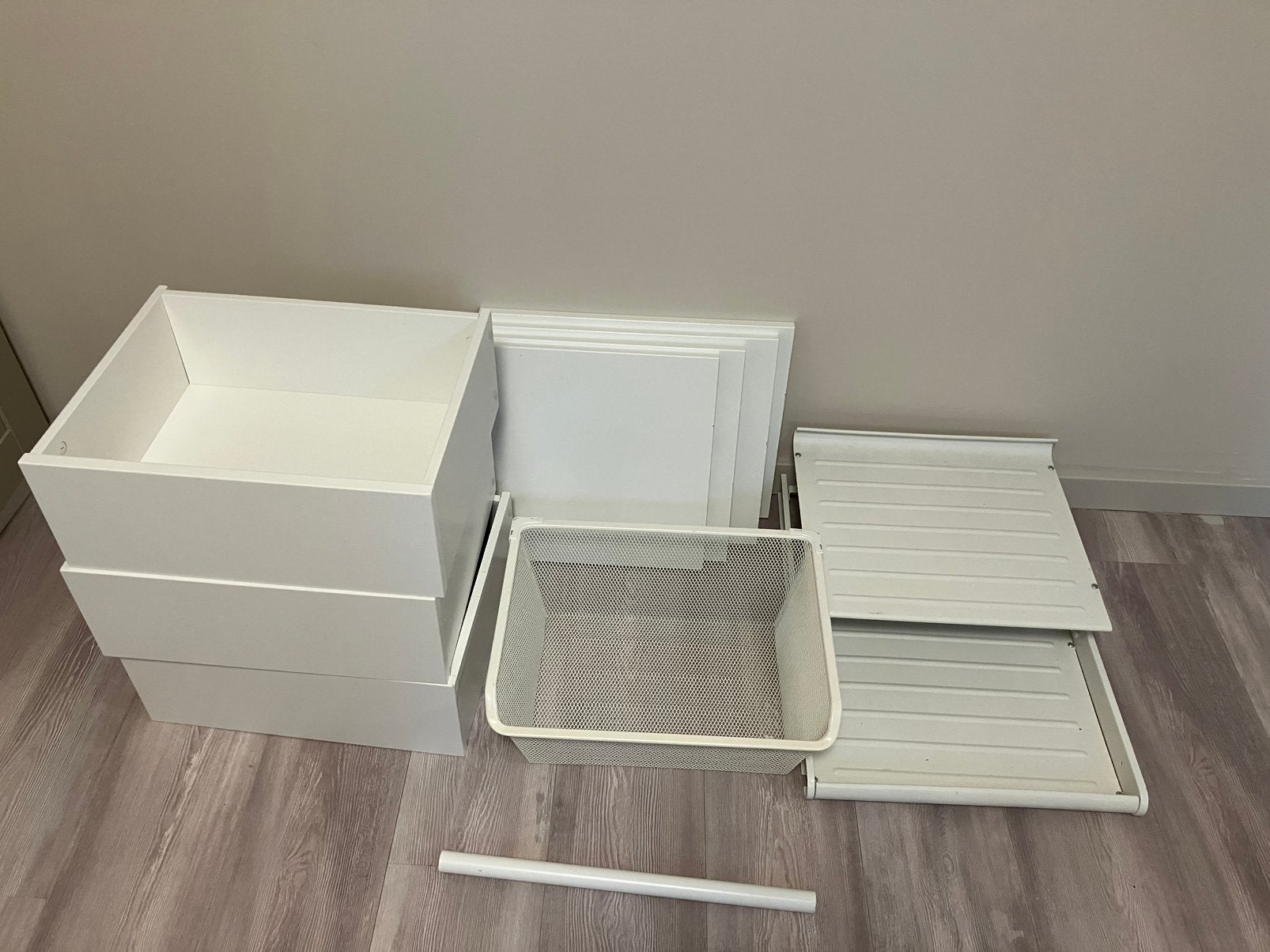 IKEA PAX onderdelen – wit – 50x 35 cm, Ophalen, Minder dan 35 cm, Minder dan 50 cm, Zo goed als nieuw