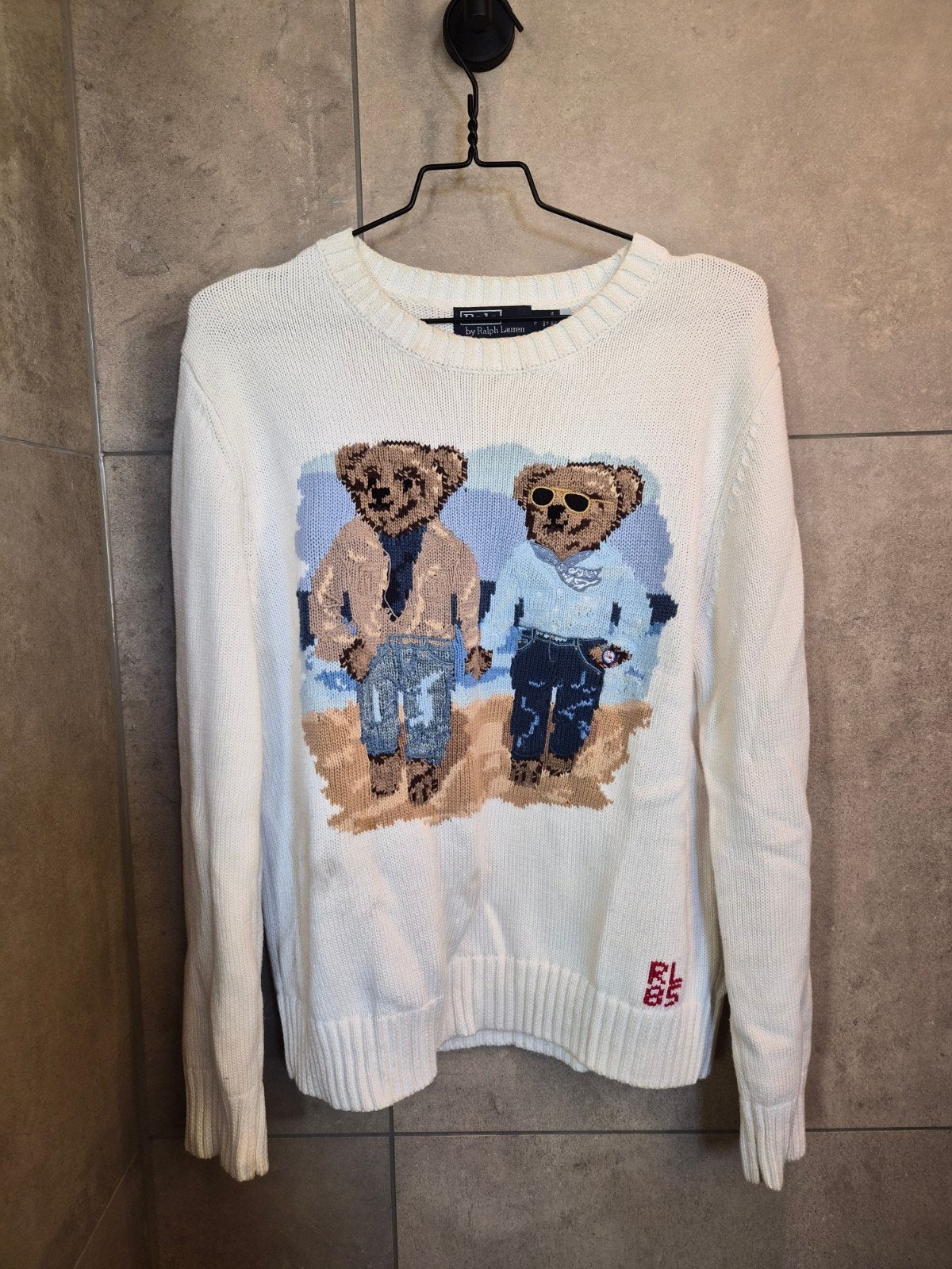 Polo Bear Ralph Lauren trui, Ophalen of Verzenden, Gedragen, Wit