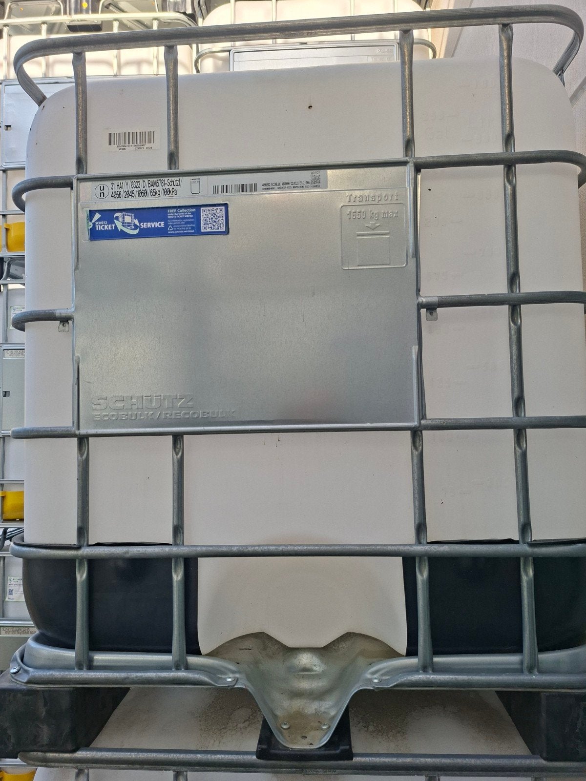 Nieuwe 1000 liter IBC containers (2x met kraan, 2x zonder), Ophalen of Verzenden