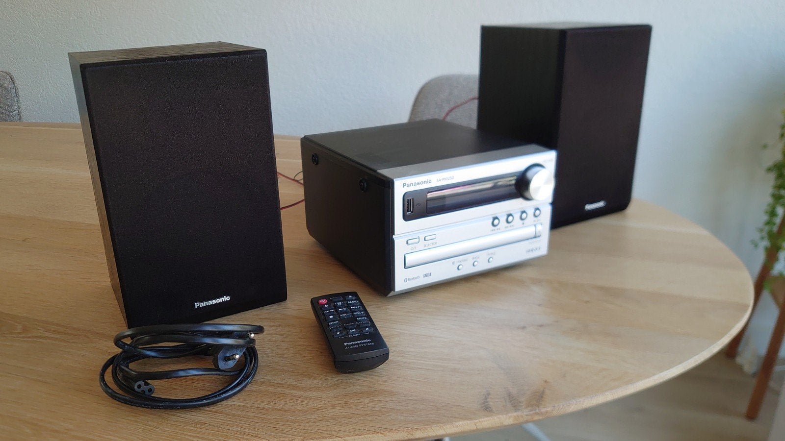 Panasonic SA-PM250 Stereo met Bluetooth en CD-speler, Audio, Tv en Foto, Stereo-sets, Overige merken, Ophalen of Verzenden, Zo goed als nieuw