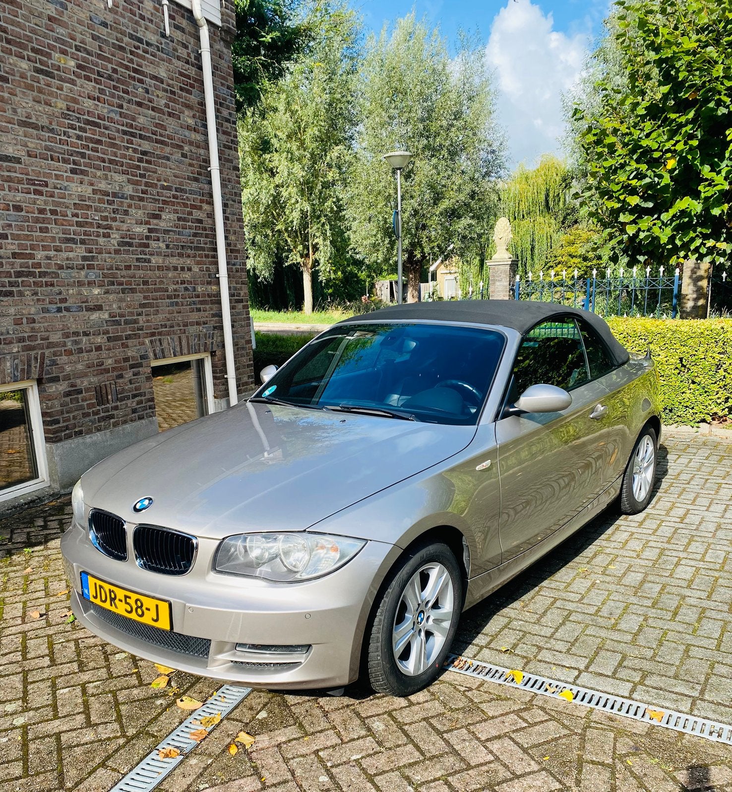BMW 118 cabriolet bouwjaar 2008, 1-Serie, Zwart, Cabriolet, Beige
