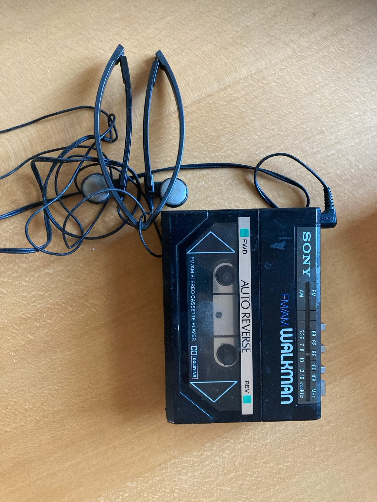 Sony WM-F55 Walkman met Auto Reverse en FM/AM Radio, Ophalen of Verzenden, Walkman