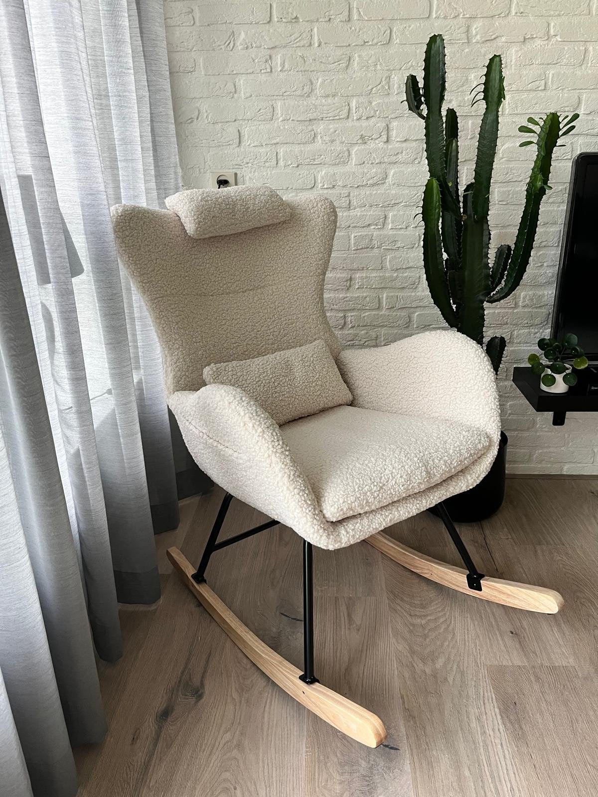Teddy schommelstoel - nieuw in de doos!, Ophalen of Verzenden, Nieuw, Stof, Modern / Scandinavisch