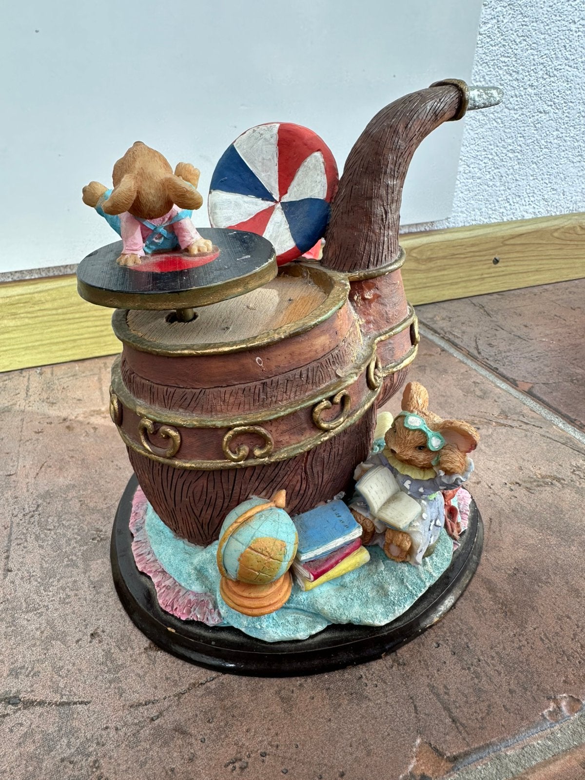 Vintage muziekdoos muisjes, Ophalen