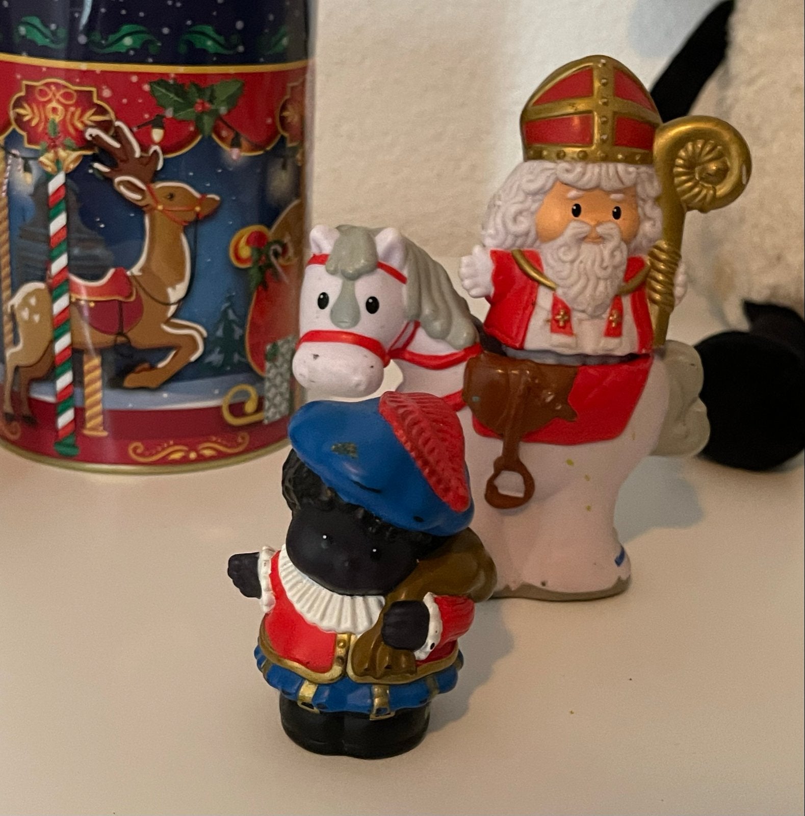 Fisher Price Little People Sinterklaas, Zwarte Piet & paardj, Ophalen of Verzenden, Gebruikt, Jongen of Meisje