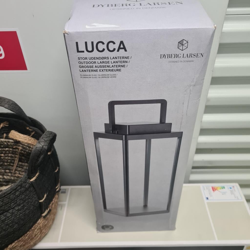 Dyberg Larsen Lucca Buitenlantaarn - Nieuw in doos, Ophalen of Verzenden, Nieuw, Modern Scandinavisch