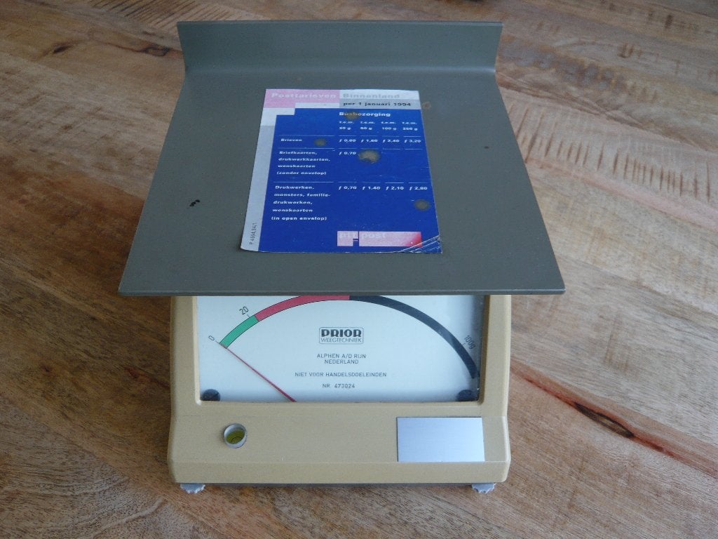Prior weegschaal PTT POST 1994., Ophalen of Verzenden, Personenweegschaal, 100 kg of meer