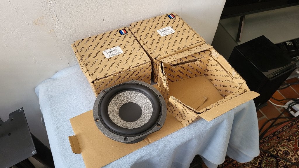 3 x FOCAL Electra JM-Lab Woofers - Defect - Lees info, Ophalen, 120 watt of meer, Front, Rear of Stereo speakers, Overige merken