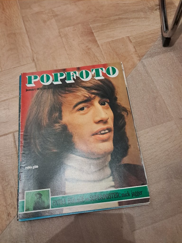 Popfoto - Incl. Superposter Mick Jagger - Rolling Stones, Ophalen of Verzenden, Zo goed als nieuw