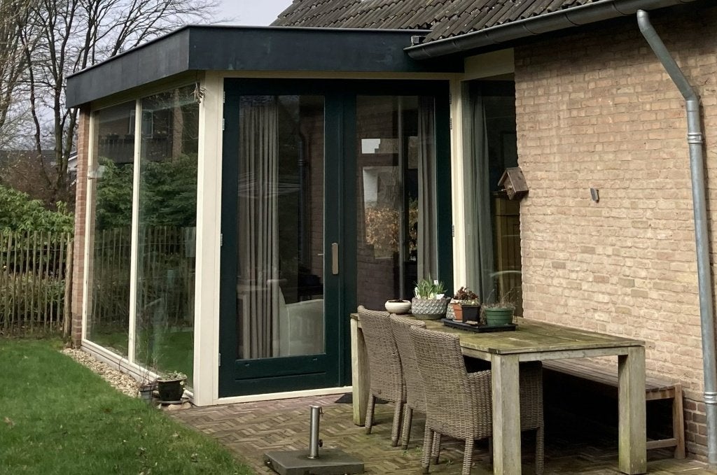 Mooie grote terrasdeuren, en achterdeur, Gebruikt, 215 cm of meer, Binnendeur, Glas