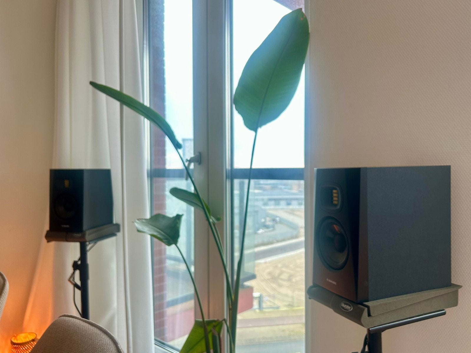 2x Adam T5V + speaker stands + kabels