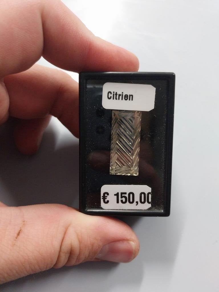 Fancy geslepen citrien, Ophalen of Verzenden
