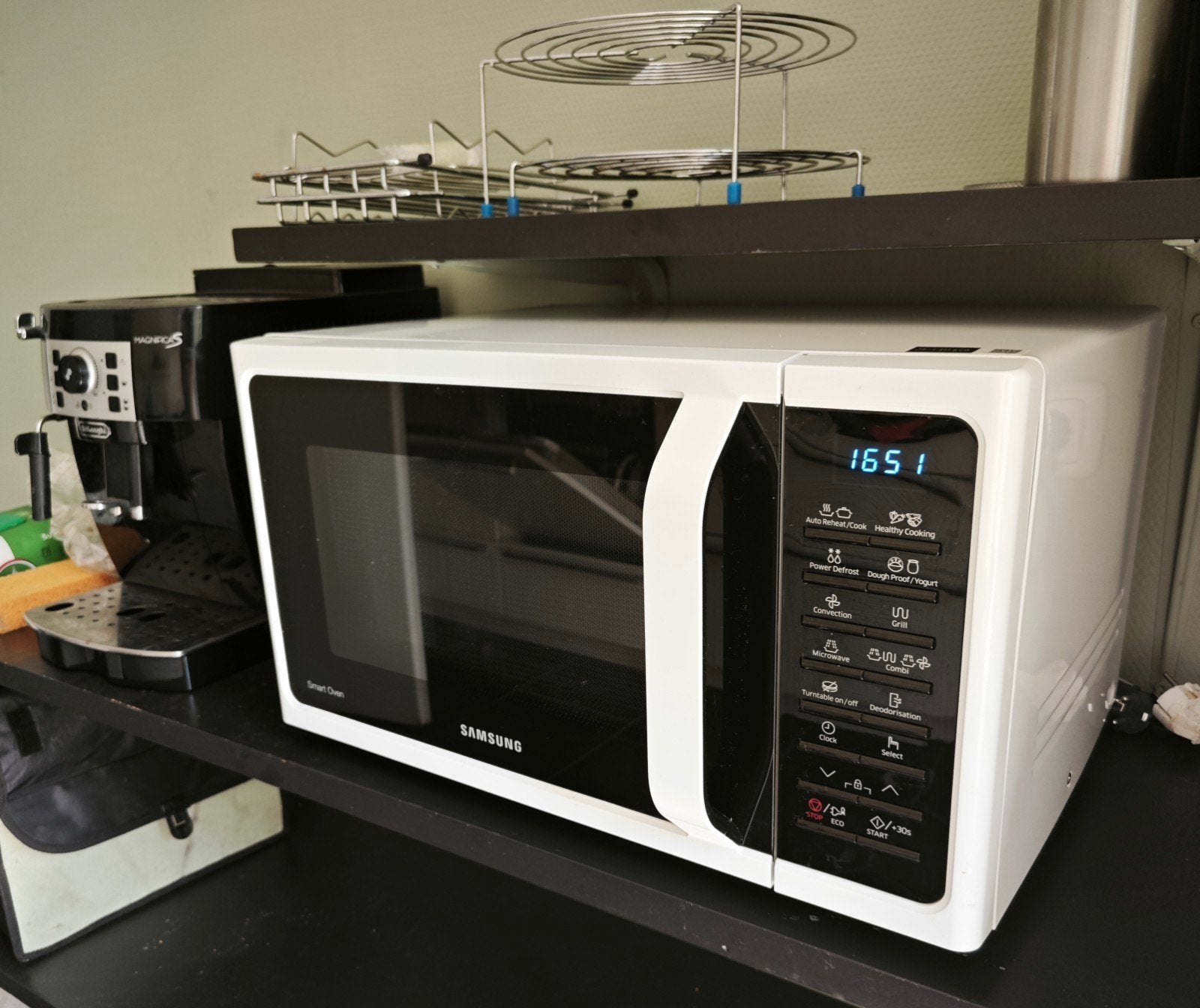 Samsung combimagnetron 1 jaar oud, Witgoed en Apparatuur, Ophalen, Zo goed als nieuw