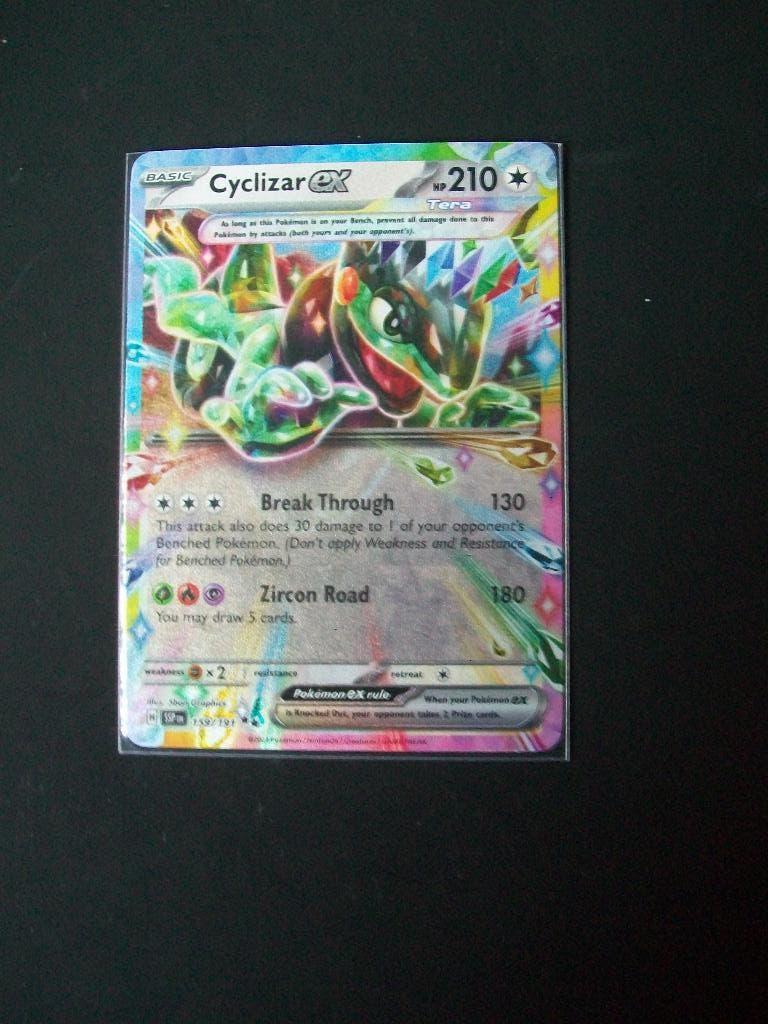1842. Nieuwe Pokemon Kaart CYCLIZAR EX HP 210 (159/191), Verzenden, Nieuw, Losse kaart, Foil