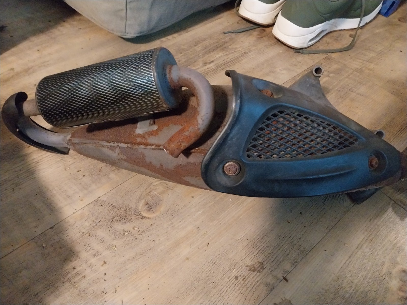 Gilera Runner 2-takt uitlaat - Origineel Piaggio 50cc, Ophalen, Gebruikt, Piaggio