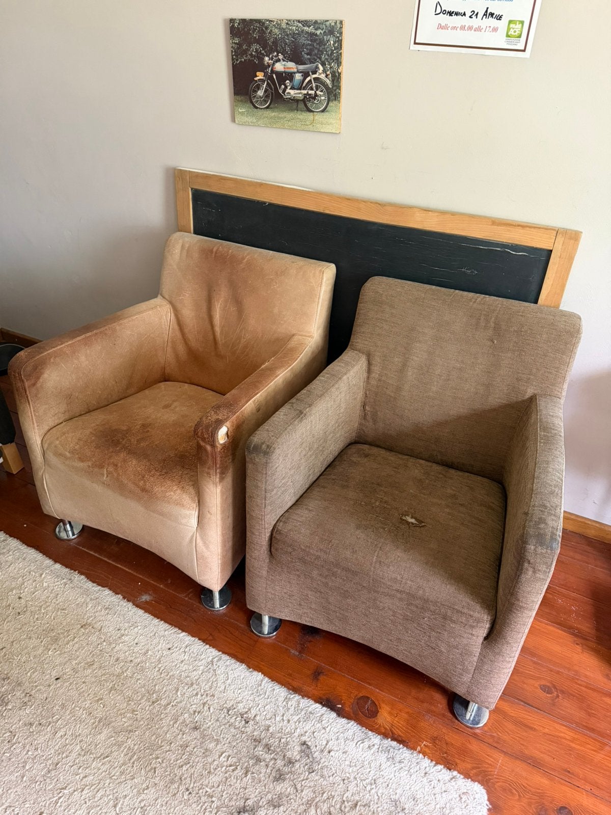 Fauteuils 2 stuks, Ophalen, Zo goed als nieuw, 75 tot 100 cm, 50 tot 75 cm
