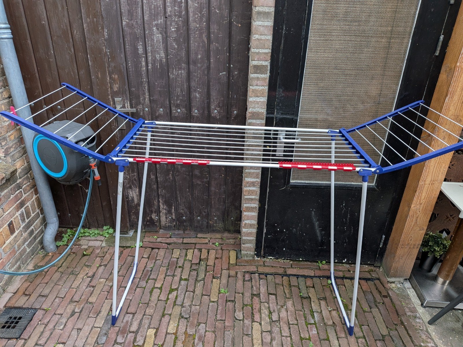 Stevig Leifheit Pegasus droogrek met sokkenhouders
Goedwerke, Tuin en Terras, Ophalen, Zo goed als nieuw, Wasrek