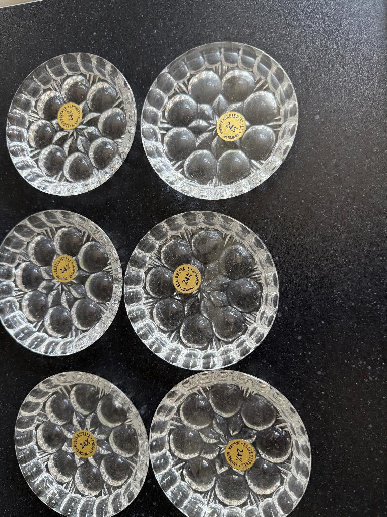 Kristallen onderzetters, Antiek en Kunst, Antiek | Glas en Kristal, Ophalen
