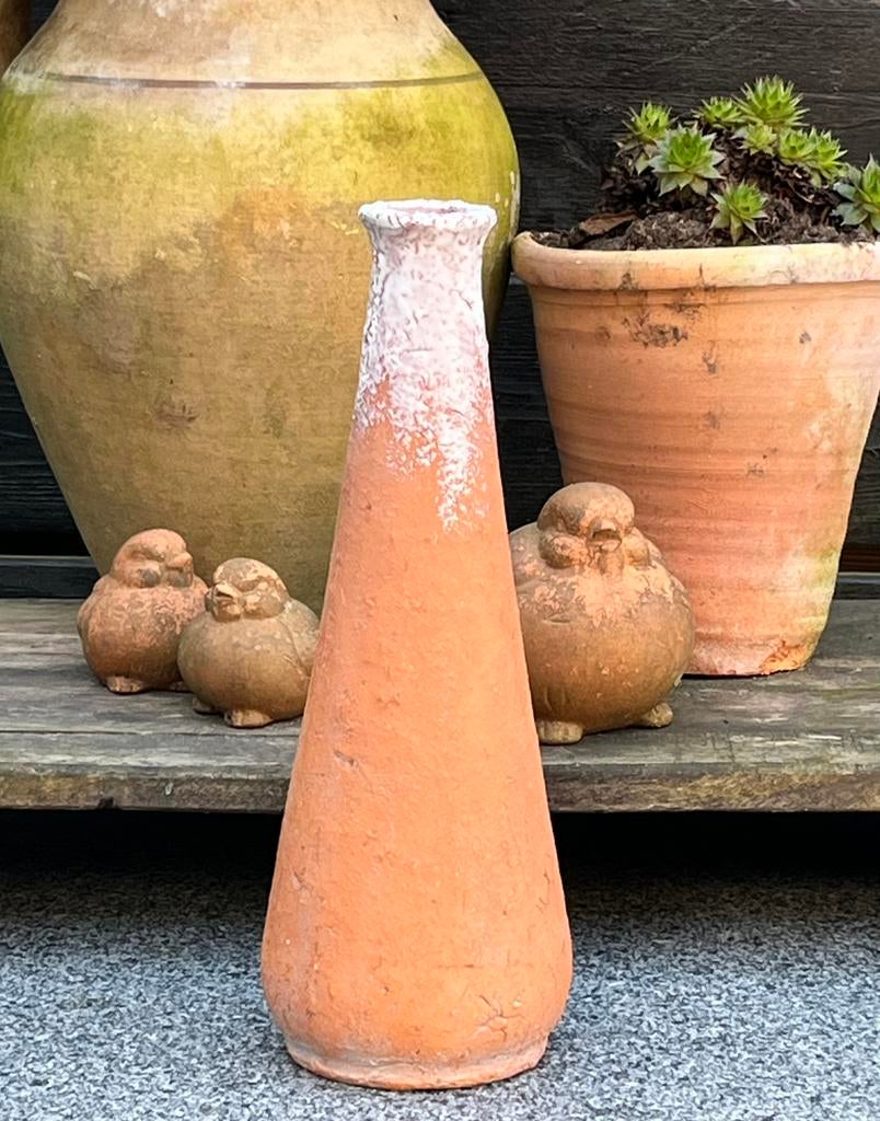 Kegelvaas Terra Cotta, Ophalen of Verzenden, Gebruikt