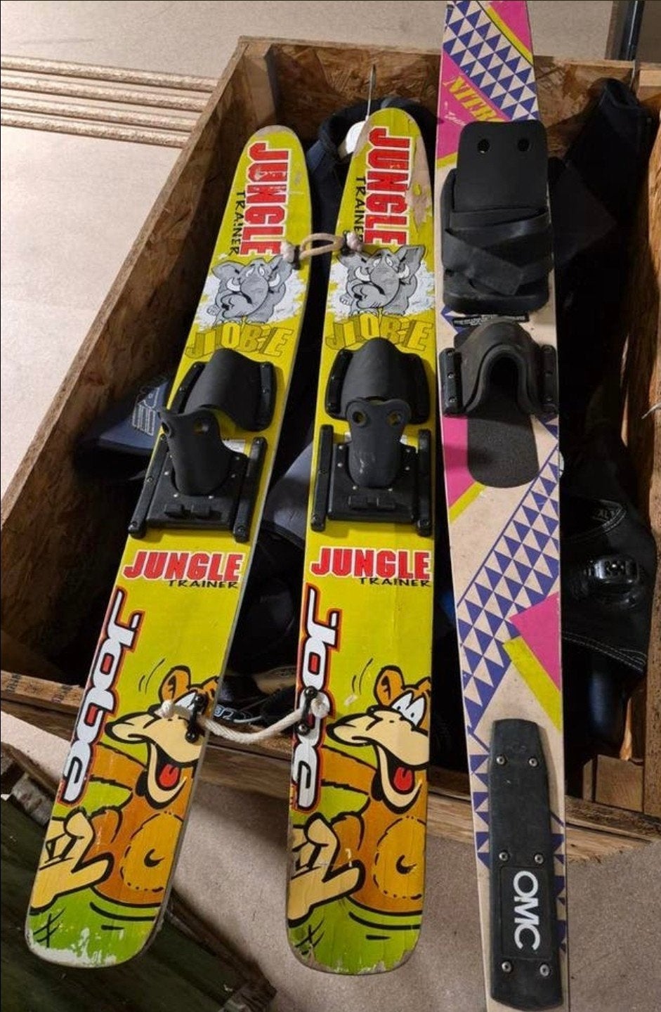 Mono en kinder water ski, Ophalen, Gebruikt, Waterski's