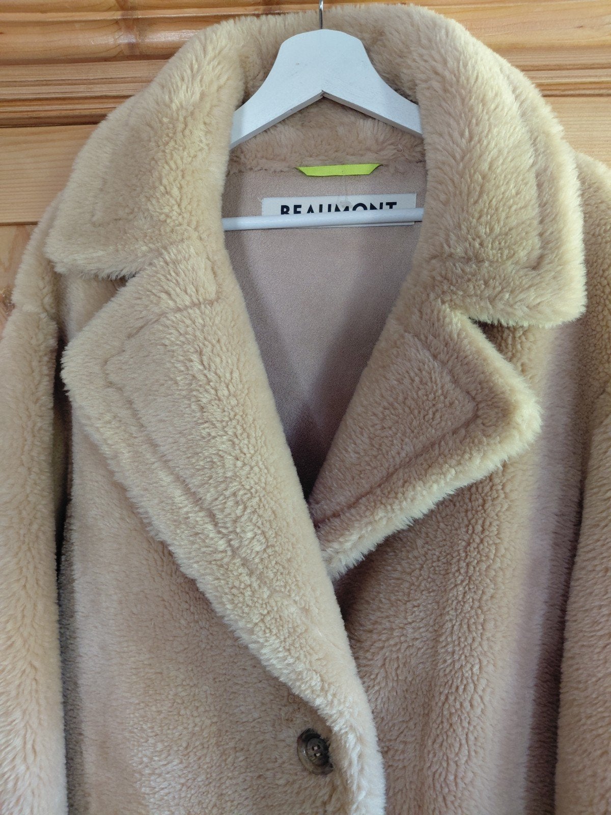 nw beige BEAUMONT teddy dames winterjas maat 44, Beige, Beaumont, Maat 42/44 (L), Nieuw