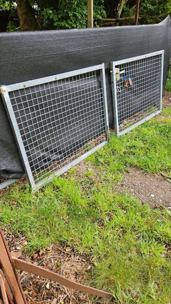 Poort hek gegalvaniseerd, Tuin en Terras, Tuinhekken en Hekwerk, Ophalen, IJzer