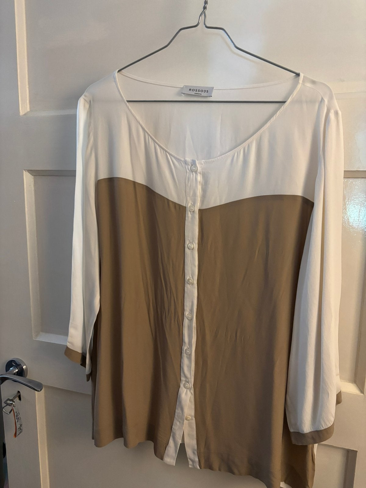 Rosso35 Genova mt 50 (40 hier), Kleding | Dames, Ophalen of Verzenden, Zo goed als nieuw, Maat 42/44 (L), Beige
