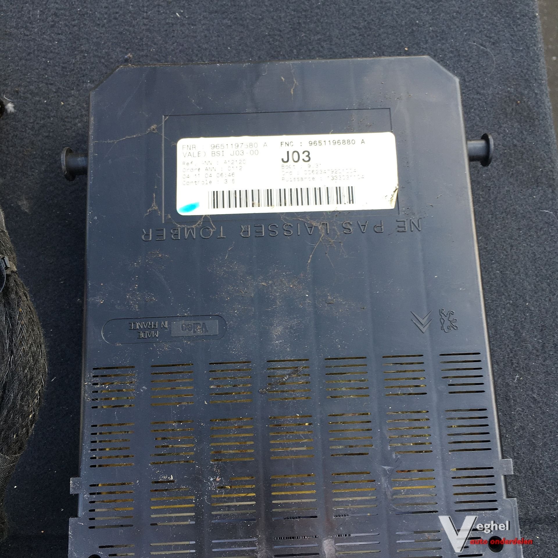 Peugeot 307 Sw 2.0 16v 2005 2500185  ECU Set, Gebruikt, -, -, Ophalen of Verzenden