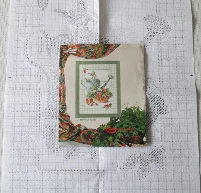 Borduurpatroon,Borduren,Lanarte,Marjolein Bastin,Gieter, Verzenden, Zo goed als nieuw, Patroon