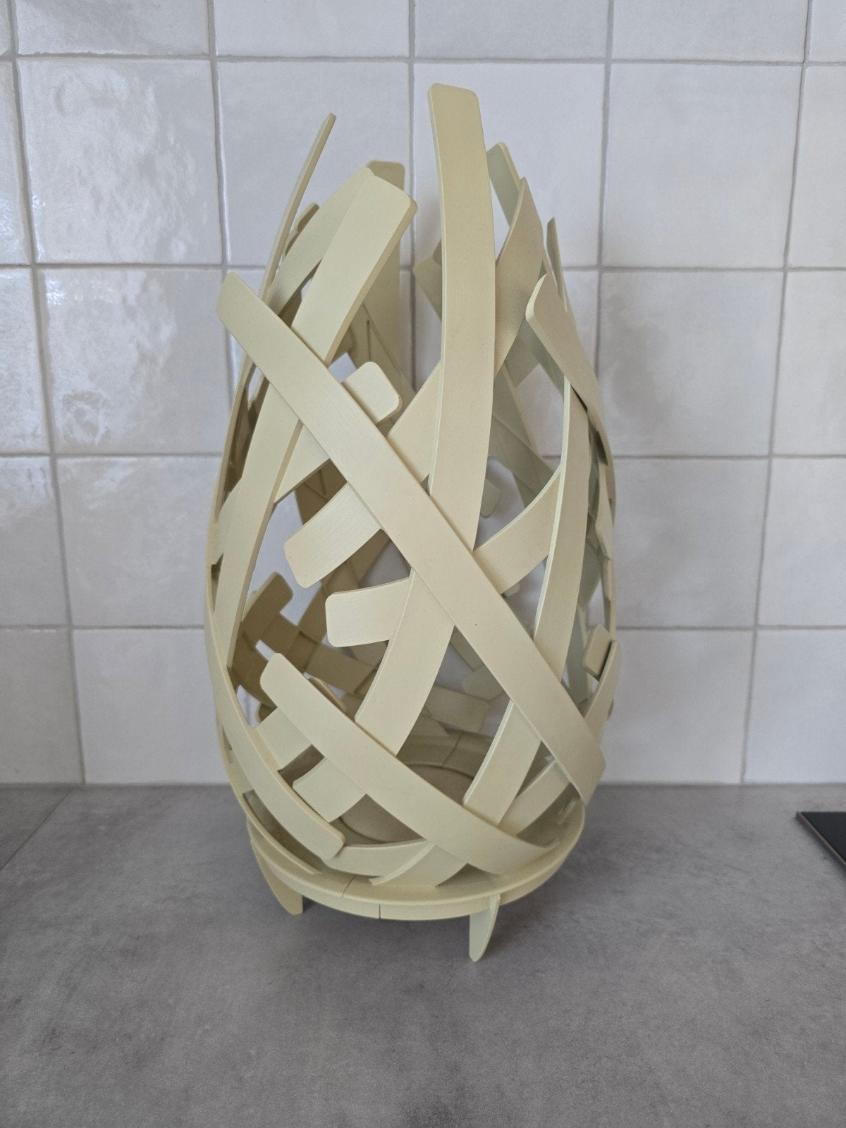 IKEA buitenlamp oplaadbaar, Kunststof, Beige, Zo goed als nieuw, Modern