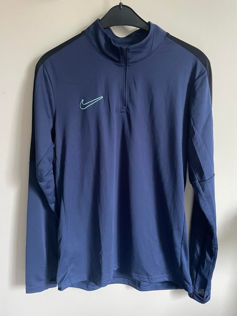 Nike NK Dri-FIT Academy 23 Drill Top blauw maat M, Fitness, Ophalen of Verzenden, Zo goed als nieuw, Maat 48/50 (M)