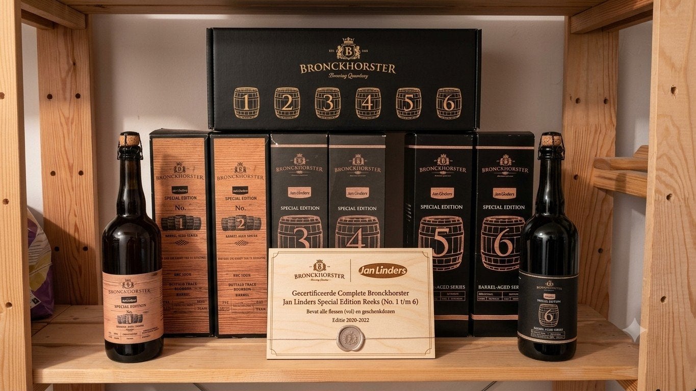 Unieke Complete Set: Bronckhorster Barrel-Aged Series (Jan L, Verzamelen, Ophalen, Nieuw, Flesje(s), Overige merken