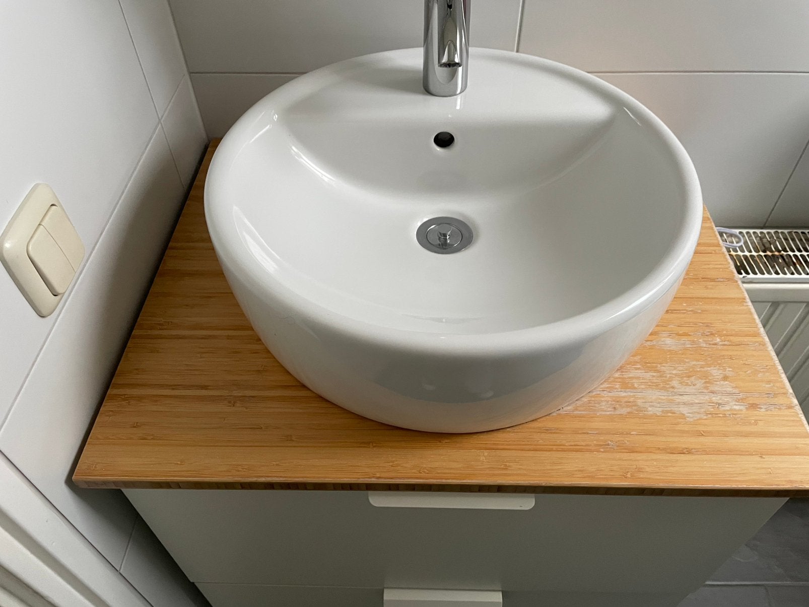 Badkamer wasmeubel met waskom en kraan Ikea, Ophalen, 50 tot 100 cm, Zo goed als nieuw, Minder dan 100 cm