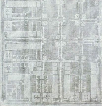 BEHRENS Peter Jugendstil tafellaken., Antiek en Kunst, Ophalen of Verzenden