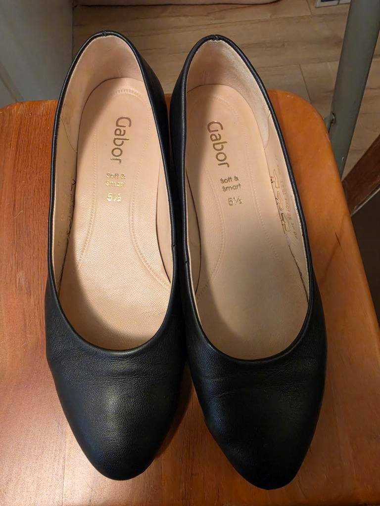 Gabor blauwe ballerina's/ pumps maat 5.5/ 38.5, Pumps, Blauw, Gabor, Nieuw