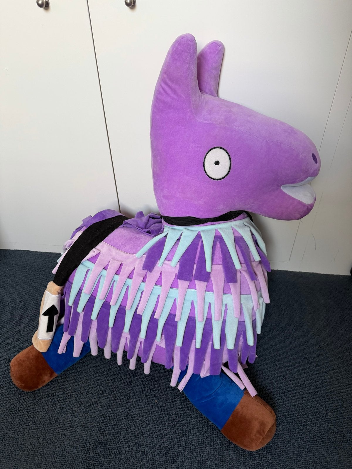 Mega Lama Knuffel - Bijna 1 Meter Groot!, Overige merken, Overige karakters, Overige typen, Zo goed als nieuw
