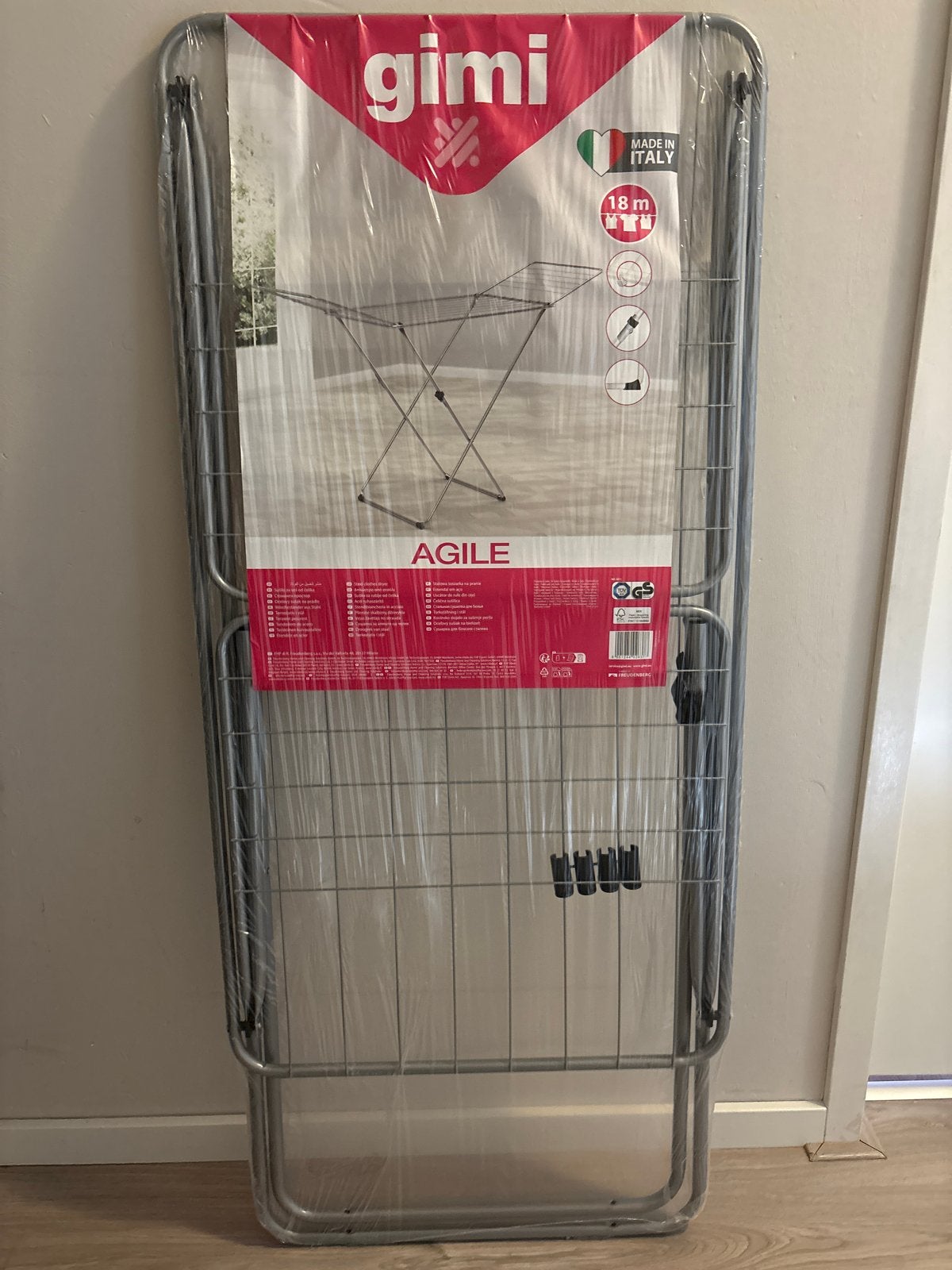 Gimi Agile droogrek - Nieuw in verpakking, Ophalen, Nieuw