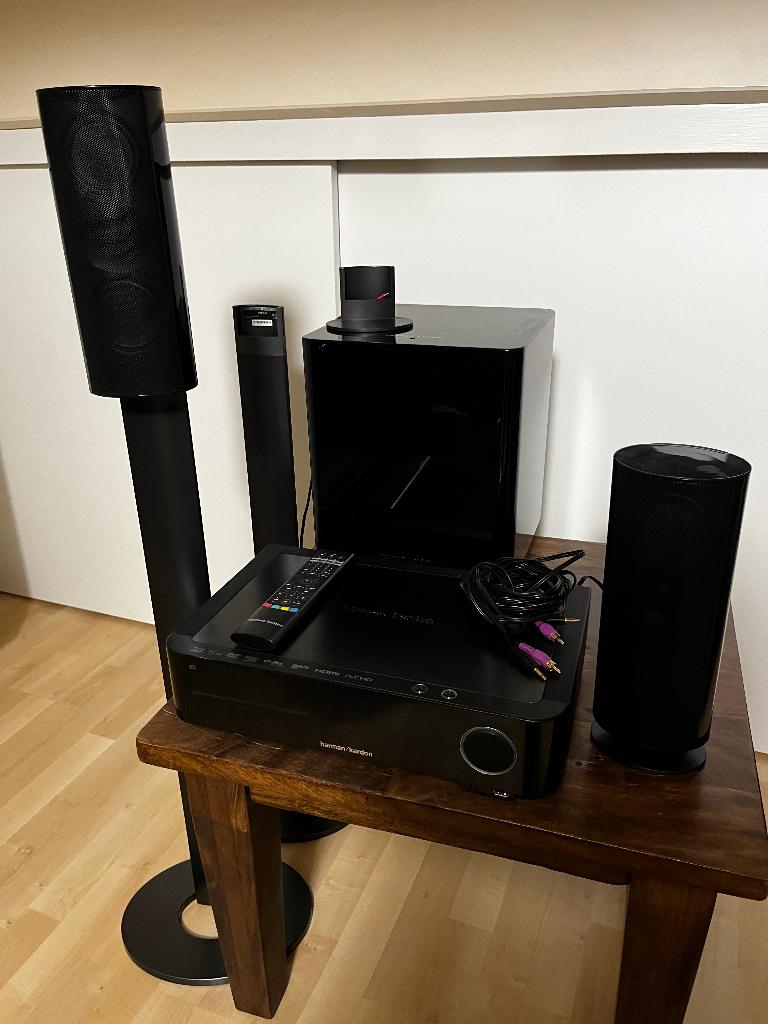 Harman Kardon, Audio, Tv en Foto, Luidsprekers, Zo goed als nieuw, Complete surroundset, 120 watt of meer, Ophalen