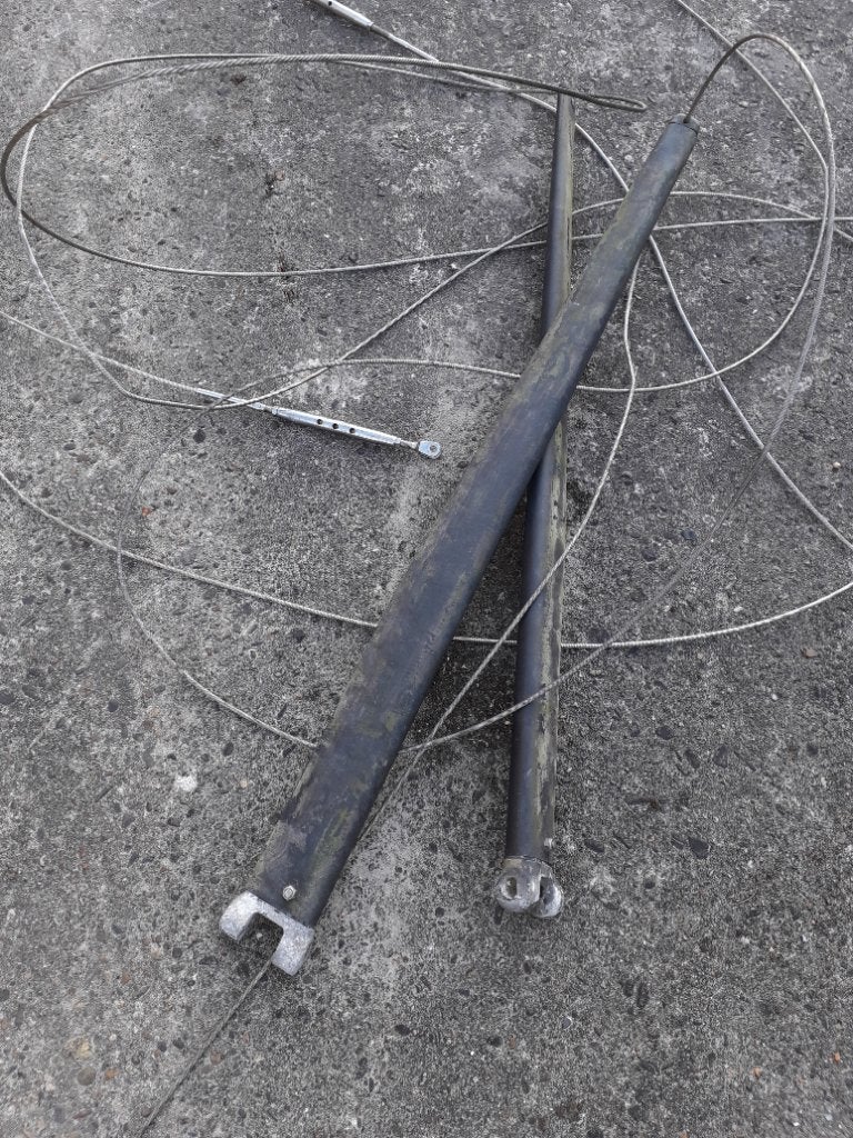 Mast kabels en touwen, Ophalen of Verzenden, Gebruikt