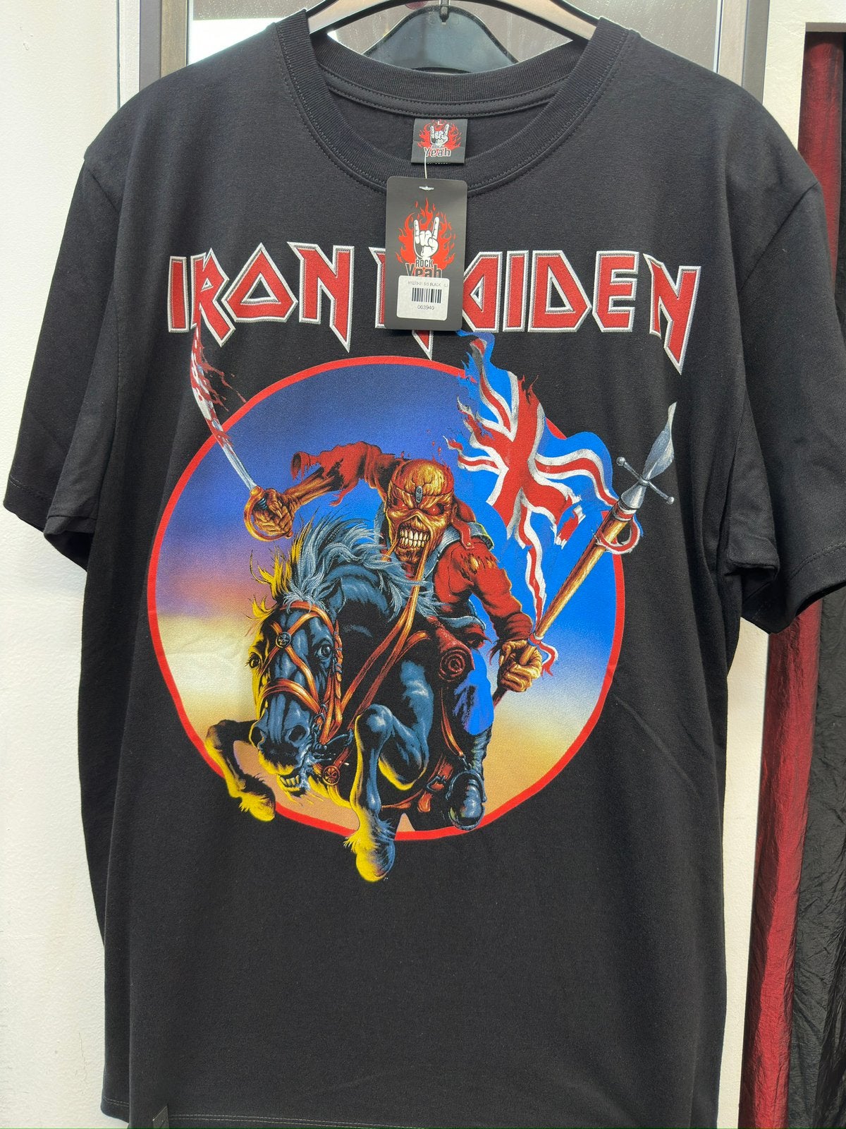 Iron maiden t-shirt maat Large, Ophalen of Verzenden, Nieuw, Maat 52/54 (L), Zwart