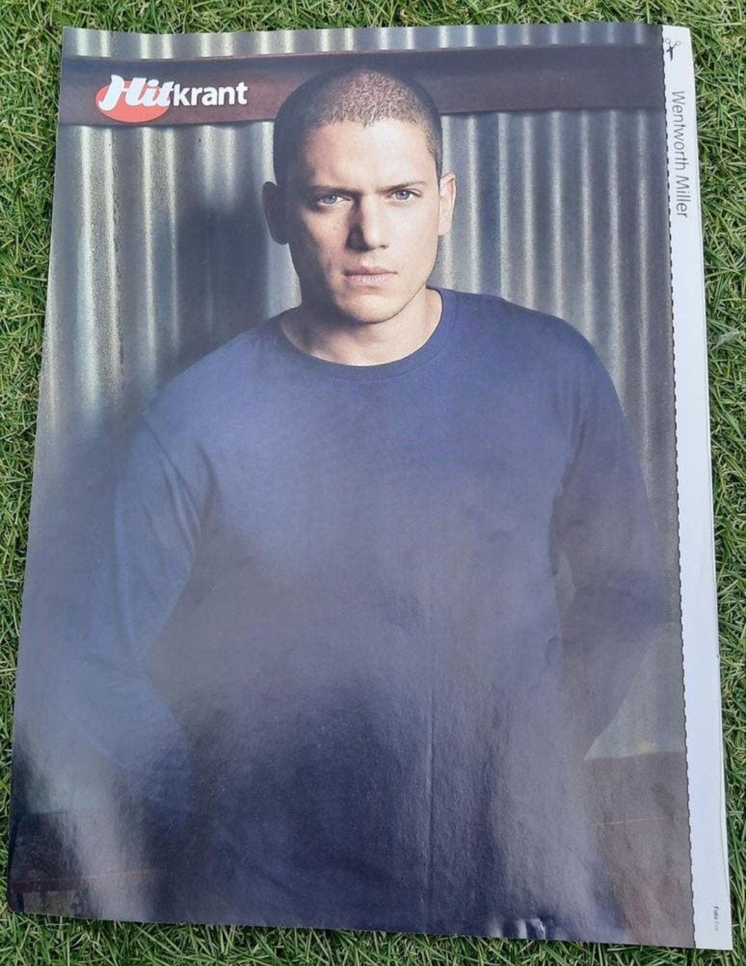 Poster A4 Hitkrant 2009 Wentworth Miller / Jasper Gottlieb, A4 of kleiner, Ophalen of Verzenden, Film en Tv, Rechthoekig Staand