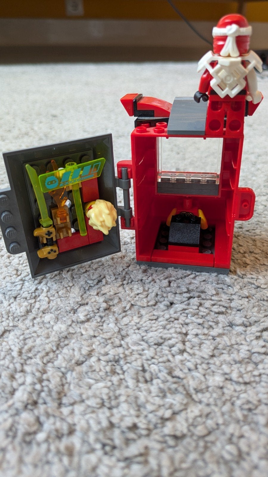 Lego Ninjago Arcade Pod met minifiguur, Lego, Ophalen of Verzenden, Zo goed als nieuw, Compleet