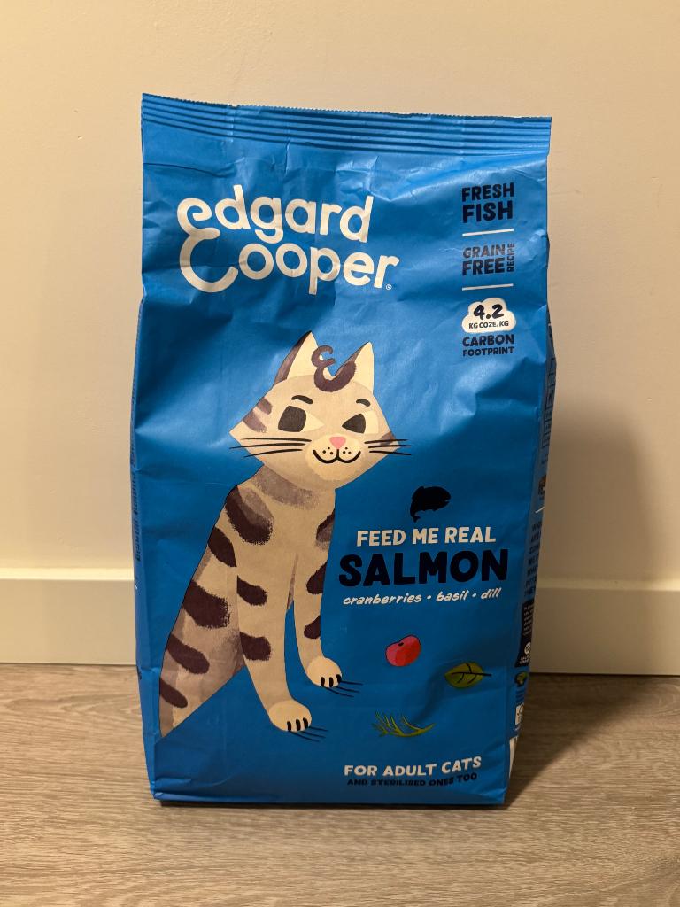Edgard & Cooper kattenbrokjes zalm 4kg (nieuw), Ophalen, Kat
