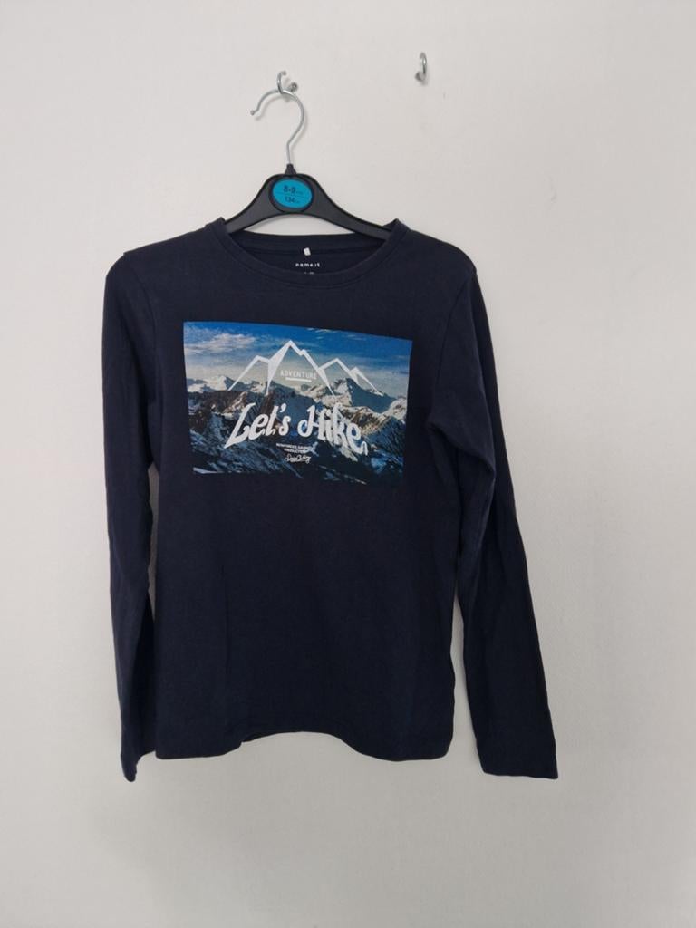 Name It Longsleeve 'Let's Hike' - Maat 134-140, Kinderen en Baby's, Kinderkleding | Maat 140, Jongen of Meisje, Ophalen of Verzenden