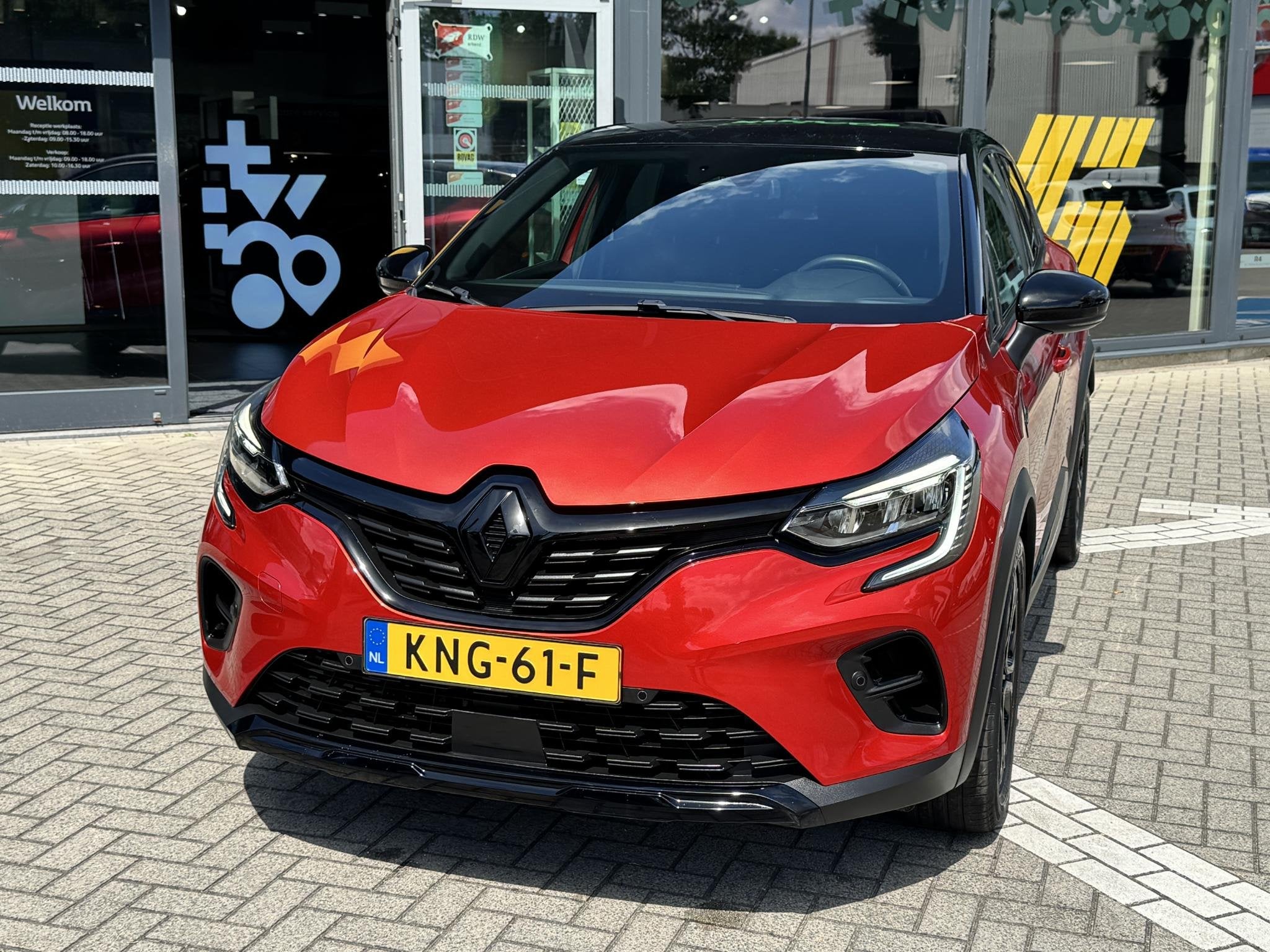 Renault Captur E-Tech Hybrid 145 Rive Gauche | Dealeronderho, Gebruikt, 715 kg, Leder en Stof, Hybride Elektrisch/Benzine