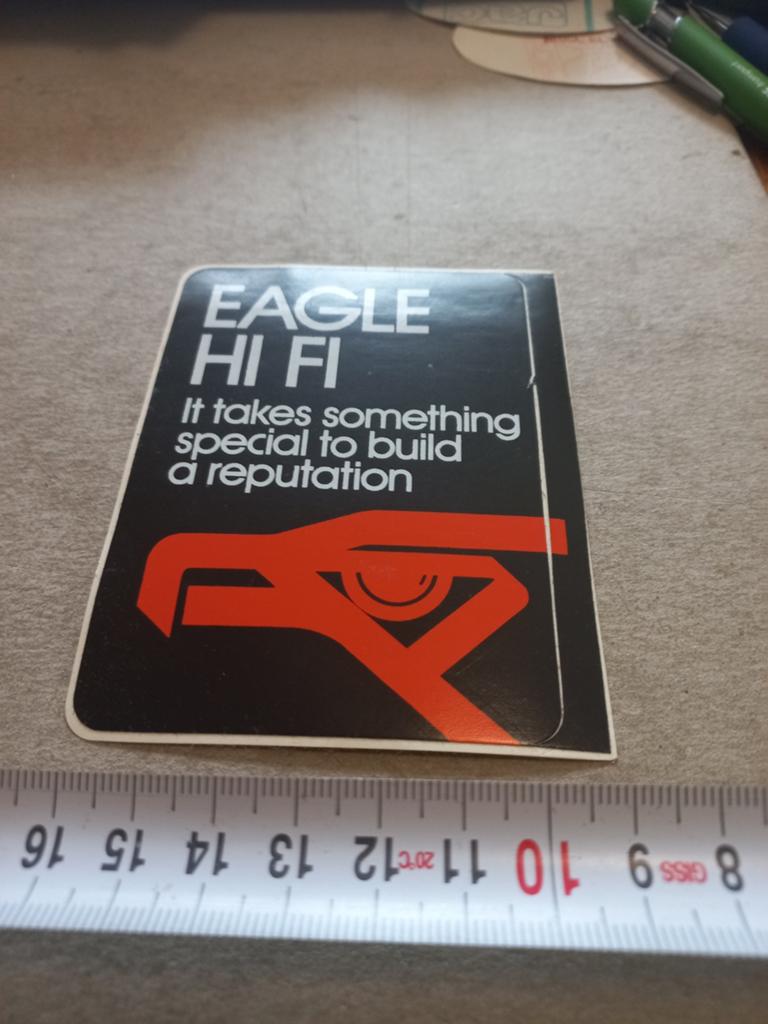 Eagle hi fi, Ophalen of Verzenden, Zo goed als nieuw